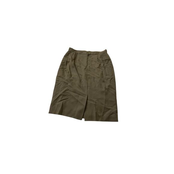 Escada Pencil Skirt Size 44/US 14 Flat Front Button Back Zip Casual Officewear - Picture 12 of 15